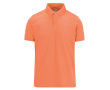 Unisex katoenen polo met korte mouwen 210 g/m² B&C kleur zalm