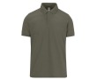 Unisex katoenen polo met korte mouwen 210 g/m² B&C kleur miliair groen