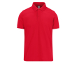 Unisex katoenen polo met korte mouwen 210 g/m² B&C kleur rood