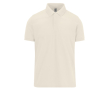 Unisex katoenen polo met korte mouwen 210 g/m² B&C kleur gebroken wit