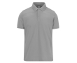 Unisex katoenen polo met korte mouwen 210 g/m² B&C kleur gemarmerd grijs