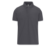 Unisex katoenen polo met korte mouwen 210 g/m² B&C kleur donkergrijs