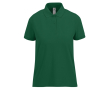 Basis katoenen polo voor dames met korte mouwen 210 g/m² B&C kleur groene fles