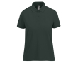 Basis katoenen polo voor dames met korte mouwen 210 g/m² B&C kleur bosgroen