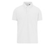 Kleurrijke polo van polyester en katoen met korte mouwen 180 g/m² B&C kleur wit