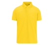 Kleurrijke polo van polyester en katoen met korte mouwen 180 g/m² B&C kleur geel