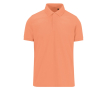 Kleurrijke polo van polyester en katoen met korte mouwen 180 g/m² B&C kleur oranje