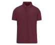 Kleurrijke polo van polyester en katoen met korte mouwen 180 g/m² B&C kleur bordeaux