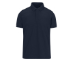 Kleurrijke polo van polyester en katoen met korte mouwen 180 g/m² B&C kleur marineblauw