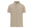 Kleurrijke polo van polyester en katoen met korte mouwen 180 g/m² B&C kleur zand