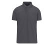 Kleurrijke polo van polyester en katoen met korte mouwen 180 g/m² B&C kleur donkergrijs