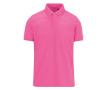 Kleurrijke polo van polyester en katoen met korte mouwen 180 g/m² B&C kleur roze