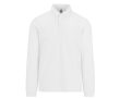 Klassieke polo van piqué katoen met lange mouwen 180 g/m² B&C kleur wit