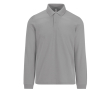 Klassieke polo van piqué katoen met lange mouwen 180 g/m² B&C kleur gemarmerd grijs