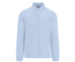 Klassieke polo van piqué katoen met lange mouwen 180 g/m² B&C kleur grijsachtig blauw