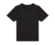 Kinder T-shirt van 100% katoen met korte mouwen 190 g/m² B&C kleur zwart
