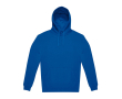 Duurzame unisex hoodie met relaxte snit 280 g/m² B&C kleur koningsblauw