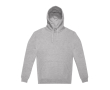 Duurzame unisex hoodie met relaxte snit 280 g/m² B&C kleur gemarmerd grijs