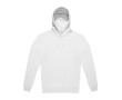 Duurzame unisex hoodie met relaxte snit 280 g/m² B&C kleur wit