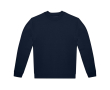 Casual unisex sweater van ecologische materialen 280 g/m² B&C kleur marineblauw