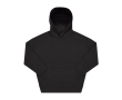 Oversized unisex eco hoodie met capuchon 350 g/m² B&C kleur zwart