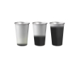 Fles van gerecycled aluminium die van kleur verandert 450ml kleur zwart