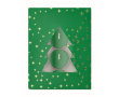 Set van 12 theelichtjes met kaneelgeur en kerstdoos kleur groen