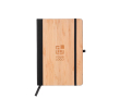 Portemonnee van gerecycled leer met sleutelhanger en rits kleur zwart