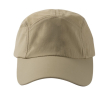 Sportpet van waterafstotende microvezel in één maat kleur beige
