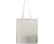 Canvas tas van gerecycled katoen met lange hengsels 240 g/m² kleur naturel