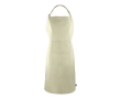 Schort van Fairtrade katoen met verstelbare sluiting, 180 g/m² kleur naturel