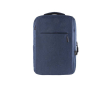 Laptoptas voor laptops en riem voor koffers kleur blauw