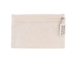 Bedrukte toilettas van gerecycled katoen 220 g/m² Cotton Recycled kleur naturel