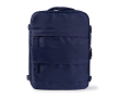 Mochila voor laptop 15'' van polyester, ideaal voor reizen kleur marineblauw