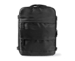 Mochila voor laptop 15'' van polyester, ideaal voor reizen kleur zwart
