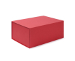 Elegante geschenkdoos van stevig karton met magnetische sluiting kleur rood