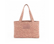 Tas van katoen en polyester met premium opdruk 220 g/m² kleur roze