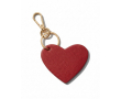 PU-sleutelhanger in hartvorm met presentatiedoos kleur rood