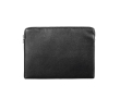 PU-laptophoes met schuimvoering en ritssluiting 15,6'' kleur zwart