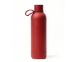 Dubbelwandige thermosfles van roestvrij staal met handgreep 500 ml kleur rood