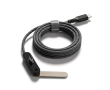 USB-C-oplaadkabel van 100 cm met geïntegreerde telefoonhouder 10 W kleur zwart