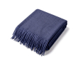 Zachte sjaal van acryl en viscose OEKO-TEX® 250 g/m² kleur marineblauw