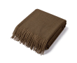 Zachte sjaal van acryl en viscose OEKO-TEX® 250 g/m² kleur bruin