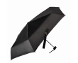 Compacte opvouwbare polyester paraplu met harde hoes Ø92 kleur zwart