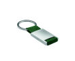 Metalen sleutelhanger graveren met strip van polyester Colors kleur donkergroen