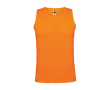 Sportshirt voor kids met verwijderbaar label 140 g/m² Roly kleur neon oranje