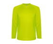 Lang sportshirt voor kinderen bedrukken 150 g/m² Roly kleur neon geel
