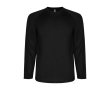 Lang sportshirt voor kinderen bedrukken 150 g/m² Roly kleur zwart