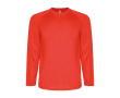 Lang sportshirt voor kinderen bedrukken 150 g/m² Roly kleur rood