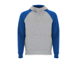 Kinderhoodie in twee kleuren van zachte fleece 280 g/m² - Roly Badet kleur koningsblauw